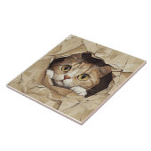 Carreau Chaton mignon et joueur (Côté)