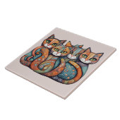 Carreau chats apaisants 3 tuiles (Côté)