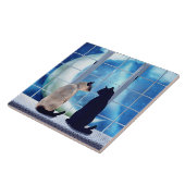 Carreau Chats de fenêtre (Côté)