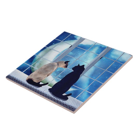 Carreau Chats de fenêtre (Côté)