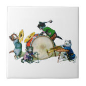 Carreau Chats de jazz (Devant)