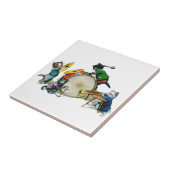 Carreau Chats de jazz (Côté)