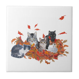 Carreau Chats de Kitty Halloween