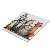 Carreau Chats fantaisistes (Côté)