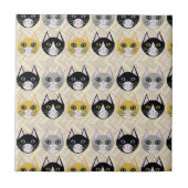 Carreau Chats Herringbone Beige (Devant)