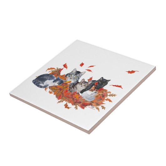 Carreau Chats Kitty Halloween (Côté)