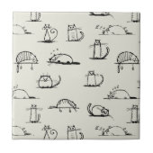 Carreau Chats peu précis (Devant)