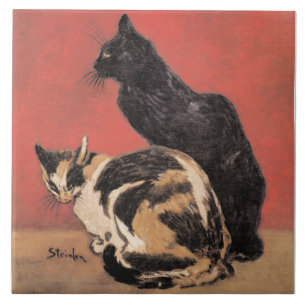 Carreau Chats, tableau de Theophile Steinlen,