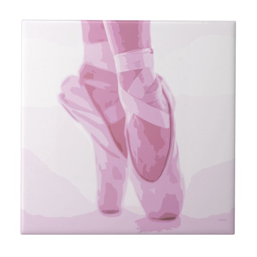 Carreau Chaussons de ballet Danseuse Ballerina Chaussures  (Devant)
