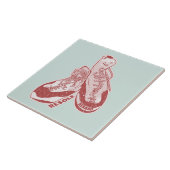 Carreau Chaussure escalade de roche (Côté)