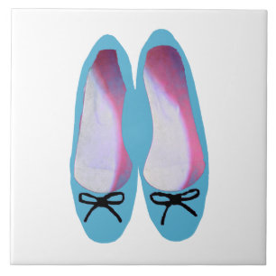 Carreau Chaussures bleues