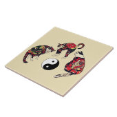 CARREAU CHAUSSURES JAPONAISES, DRAGON RED DEVIL TATTOOS, Y (Côté)