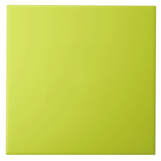 Carreau Chaux brillantes Vert Couleur Solide Simple Plaque (Devant)