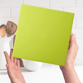 Carreau Chaux brillantes Vert Couleur Solide Simple Plaque