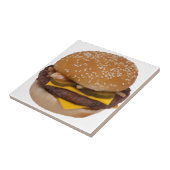 Carreau Cheeseburger Sur Le Sesame Seed Bun (Côté)
