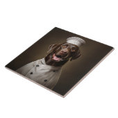 Carreau Chef de chien du laboratoire de chocolat (Côté)