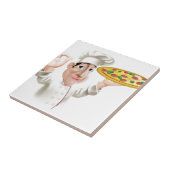 Carreau Chef heureux de pizza (Côté)
