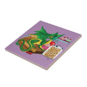 Carreau Chef pâtissier Dragon Vert (Côté)