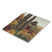 Carreau Chemin dans les buttes Chaumont Park, Paris, 1908 (Côté)