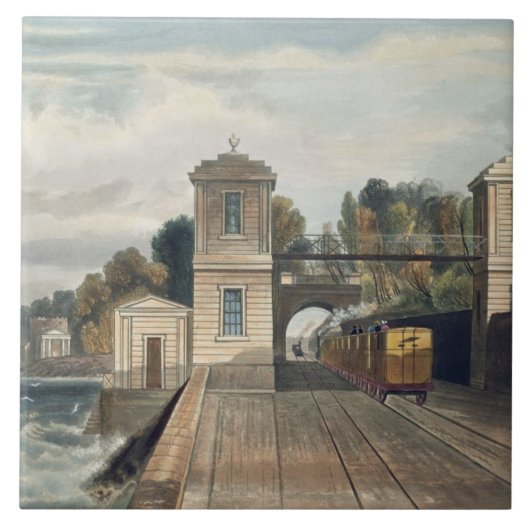 Carreau Chemin de fer de Dublin et de Kingstown : (Devant)