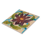 Carreau Cheminée Art Nouveau Pierres murales (Côté)