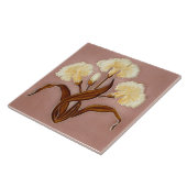 Carreau Cheminée en céramique murale style Art nouveau (Côté)