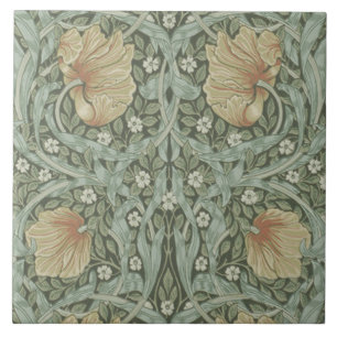 Carreau Cheminée en céramique William Morris conceptions 0