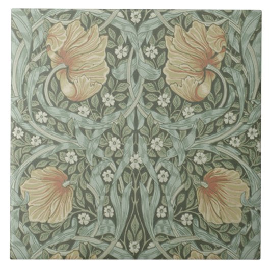 Carreau Cheminée en céramique William Morris conceptions 0 (Devant)