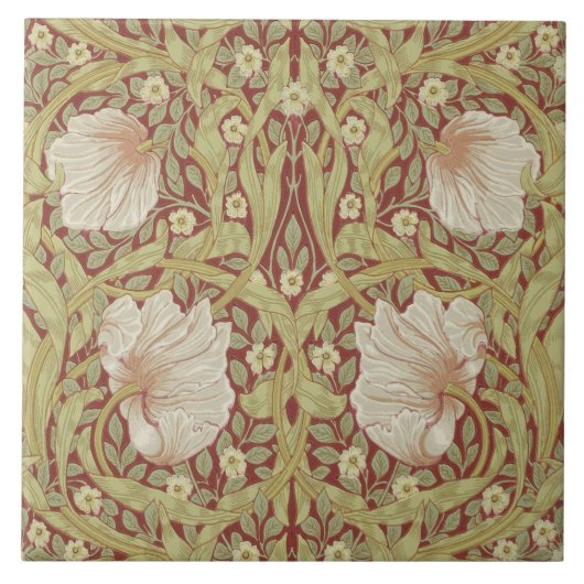 Carreau Cheminée en céramique William Morris conceptions 0 (Devant)