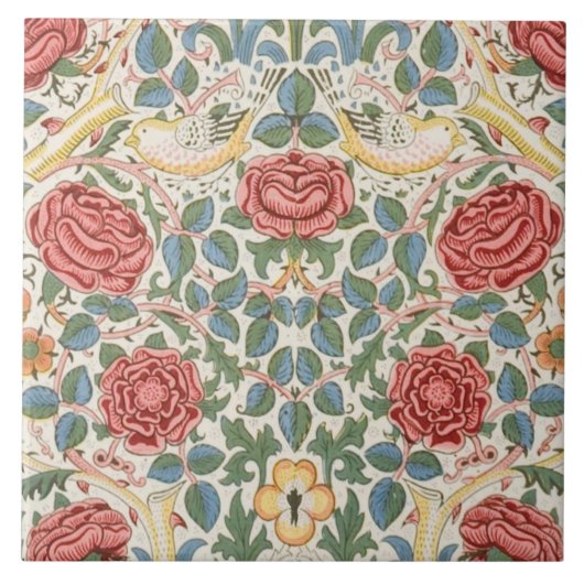 Carreau Cheminée en céramique William Morris conceptions 0 (Devant)