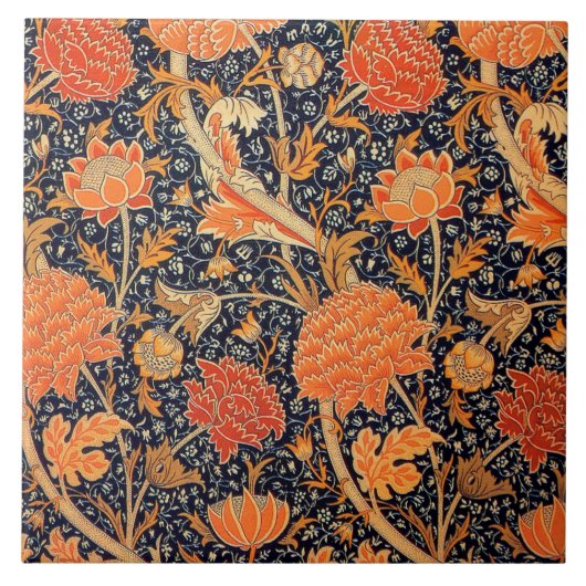 Carreau Cheminée en céramique William Morris conceptions 0 (Devant)
