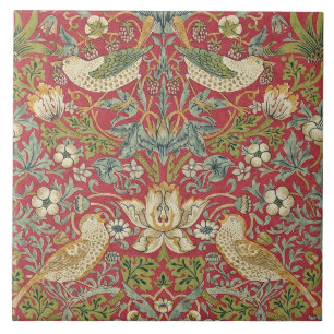 Carreau Cheminée en céramique William Morris conceptions 0