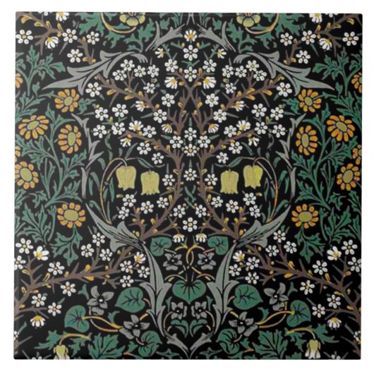 Carreau Cheminée en céramique William Morris conceptions 0 (Devant)