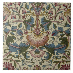 Carreau Cheminée en céramique William Morris conceptions 0