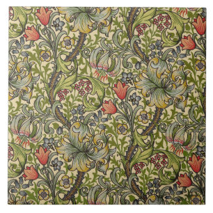Carreau Cheminée en céramique William Morris conceptions 0