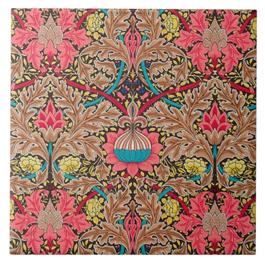 Carreau Cheminée en céramique William Morris conceptions 0 (Devant)