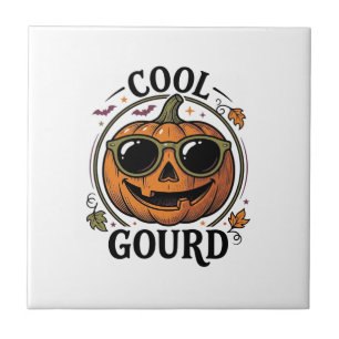 Carreau Chemise Citrouille Cool Gravure Vintage Halloween 