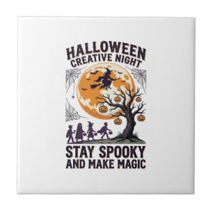 Carreau Chemise créative Halloween Art de Lune Spooky Vint