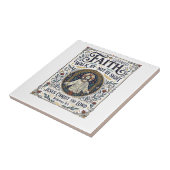 Carreau Chemise d'art d'écriture de journal de Bible de Jé (Côté)