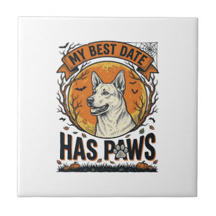 Carreau Chemise de chien Halloween pour parents d'animaux