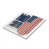 Carreau Chemise de conception de drapeau patriotique sans (Côté)