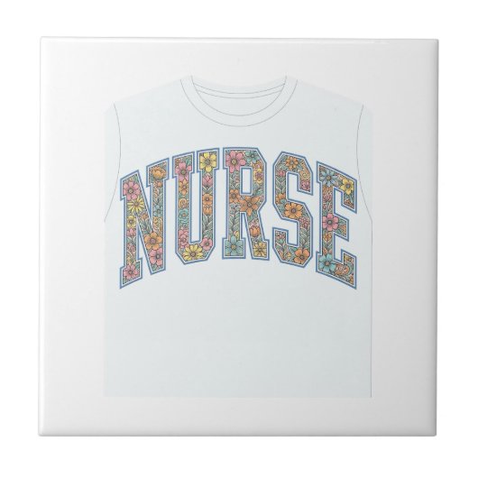 Carreau Chemise de conception de lettrage universitaire fl (Devant)