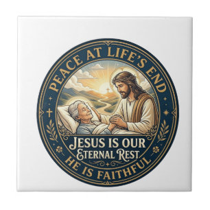 Carreau Chemise de confort Jésus Hospice Fin de vie Chréti