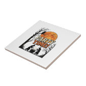 Carreau Chemise de sorcière de chaudron de fête d'Hallowee (Côté)