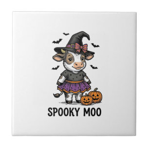 Carreau Chemise de vache Halloween Art de gravure de veau