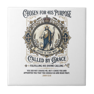 Carreau Chemise Électricien Jésus Conception à base de foi