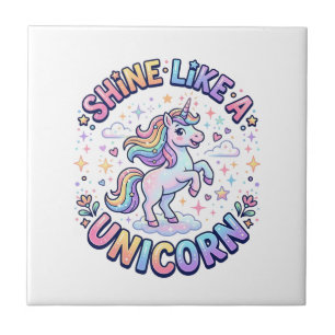 Carreau Chemise graphique Licorne Brille Comme une Licorne