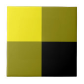 Carreau Chèque Jaune Noir Carrelage en céramique Design mo (Devant)