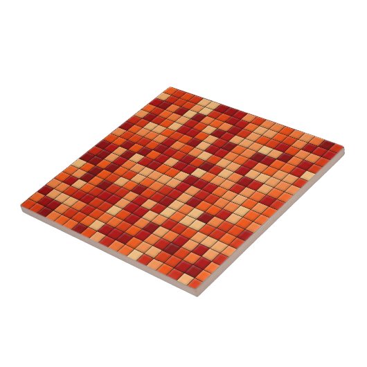 Carreau Chèques orange (Côté)