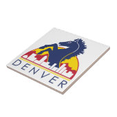 Carreau Cheval bleu Denver (Côté)